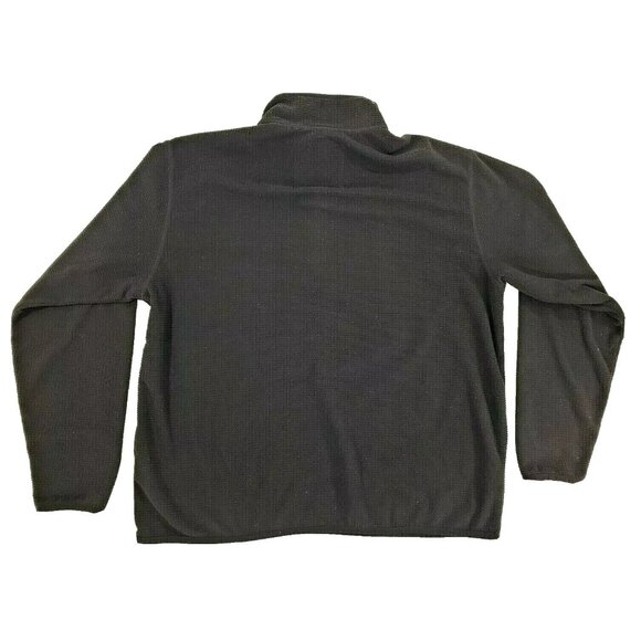 Eddie Bauer Outdoor Outfitter Mens XL Black Fleece Sweater Jacket - Picture 2 of 5